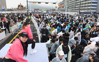 [포토]스포츠서울 하프마라톤 출발 준비하는 참가자들