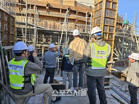 광주시, 민-관 합동 겨울철 건설공사장 민관합동 안전점검
