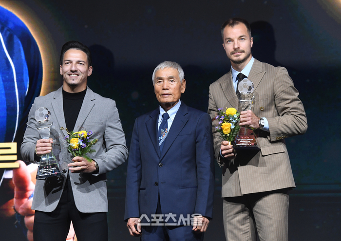 [포토]K리그2의 도움왕과 득점왕