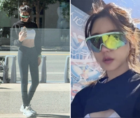 이지아, LA 일상 속 ‘갓벽’ 몸매...‘레깅스+브라톱’도 완벽 소화