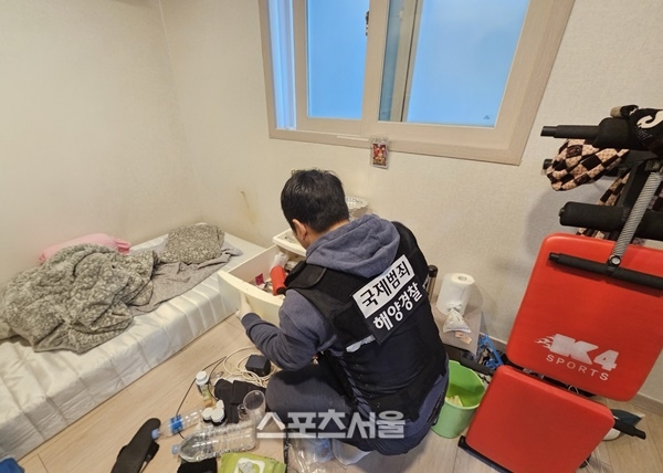 완도해경, 마약류관리법위반 외국인선원 15명 검거