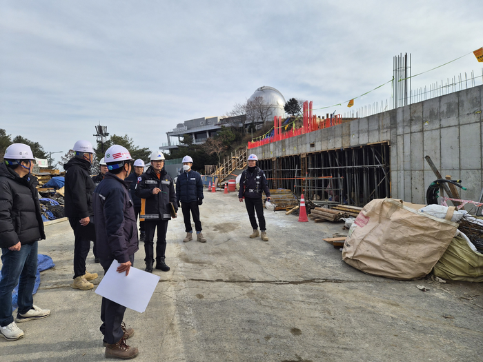 [강원소방]영월, 공사장 현장지도 실시