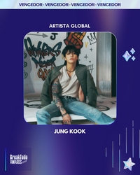 BTS 정국, 브라질도 반했다…브레이크투두 4년 연속 수상