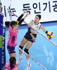 [포토] 김세빈 ‘이걸 막다니’