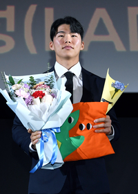 [포토]LA 다저스 김혜성, 특별상 수상[올해의 상]