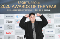 두산 양의지 ‘귀여운 곰돌이 하트’ [올해의 상]