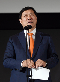 축사 하는 허구연 총재[올해의 상]