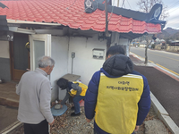 평창군 대화면 지역사회보장협의체, 위기가구에 반찬 도시락 전달 및 겨울철 주택 점검