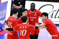 ‘베논 37득점’ 한국전력, 풀세트 끝에 OK저축은행 꺾고 4위 자리 고수