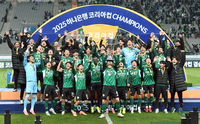 [포토]코리아컵 우승으로 더블 달성한 전북 현대