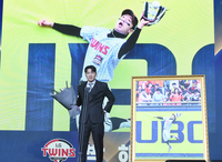 [포토] 골든포토상 수상한 LG 박해민