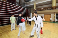 무주군,‘올림픽 금메달리스트 문대성과 함께하는 태권도 교실’ 진행