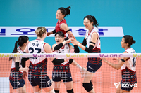 블로킹 15대2, 현대건설 높이가 실바 파워보다 강했다…GS 잡고 2위 굳히기+선두 맹추격[현장리뷰]