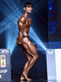 WNGP 파이널 보디빌딩 프로전 전상곤, 완벽한 옆태! [포토]