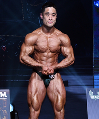 WNGP 파이널 보디빌딩 프로전 김성민, 근육이 터질 것 같아! [포토]