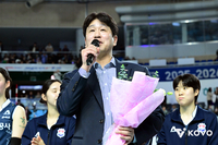 300경기 만에 이룬 여자부 ‘최다’ 158승…김종민 감독, 오직 도로공사에서만 일군 역사라 더 돋보인다