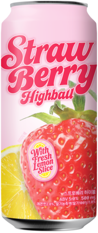 롯데마트, 딸기·레몬 조합 ‘스트로베리 하이볼’ 단독 출시