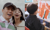 윤승아♥김무열 아들, 벌써 이렇게 컸다고?…“미술에 재능까지 있네”