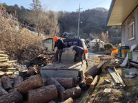 평창군, 사랑의 땔감 나눔 행사