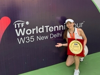 ‘금빛 스매시’ 박소현, 인도 뉴델리 접수했다…시즌 3승·통산 9번째 우승 썼다