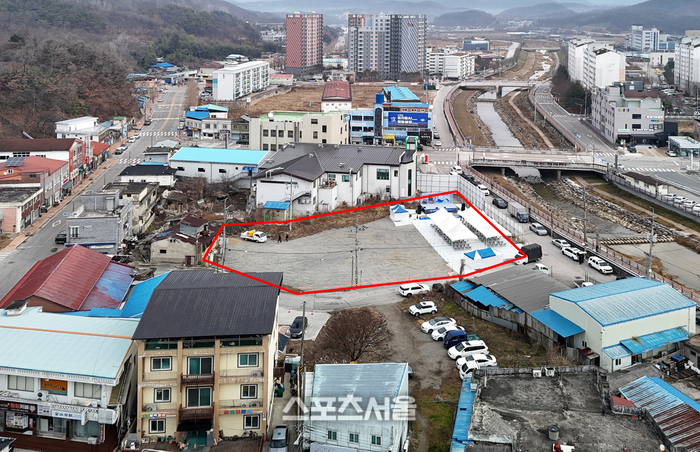 임실 정주활력센터가 들어설 위치 표시도.