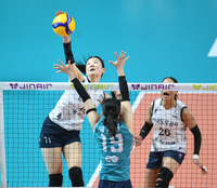 [포토] 김세빈 ‘혼자는 나 못막아’