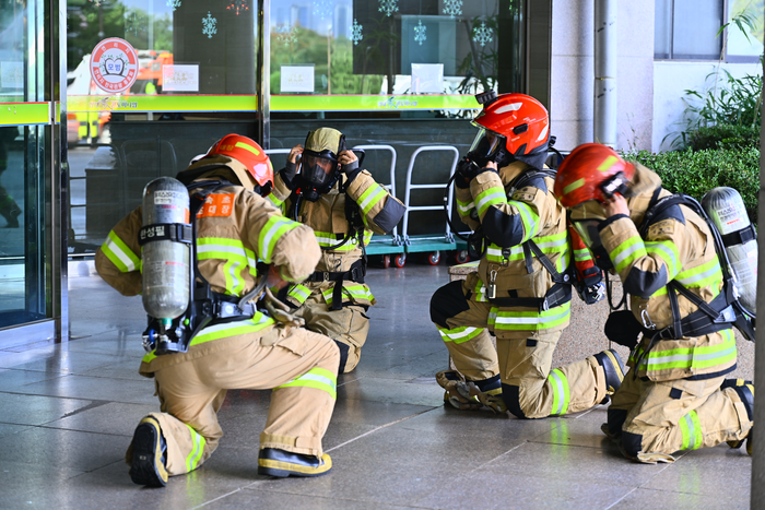 2025년 재난대응 안전한국훈련 모습. 사진|속초시청