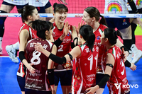 두 자릿수 득점자가 5명…IBK기업은행, 정관장 꺾고 ‘2연패’ 탈출