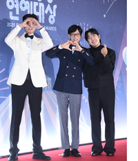 [포토] 주우재-유재석-하하 ‘화기애애’