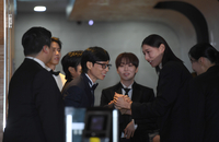 [포토] 김연경 자기님과 인사하는 유재석