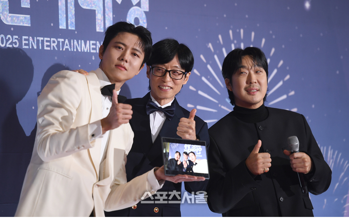 [포토] 주우재-유재석-하하 ‘엄지 척’