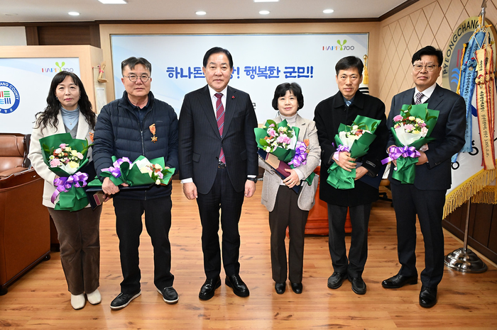 평창군, 퇴직자 정부포상 수여