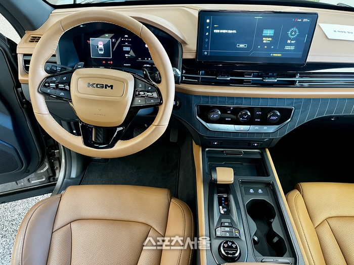 무쏘 내부. 사진ㅣ위수정 기자 wsj0114@sportsseoul.com