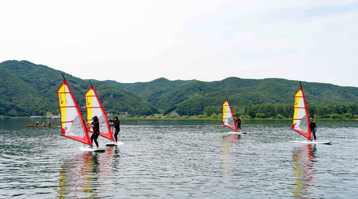시민레저아카데미_윈드서핑. 사진|춘천레저·태권도조직위원회