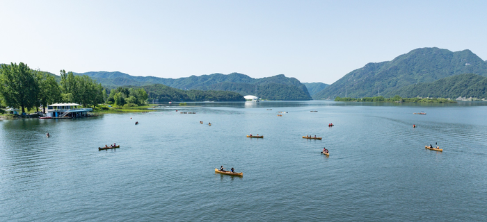시민레저아카데미_체험형우든카누. 사진|춘천레저·태권도조직위원회