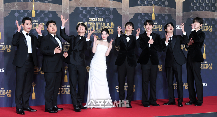 [포토]‘연기대상’ 빛내는 ‘트라이’팀