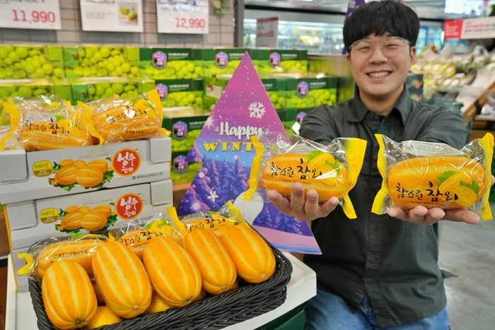 롯데마트, 겨울 참외 한 봉지 4990원에 선보여