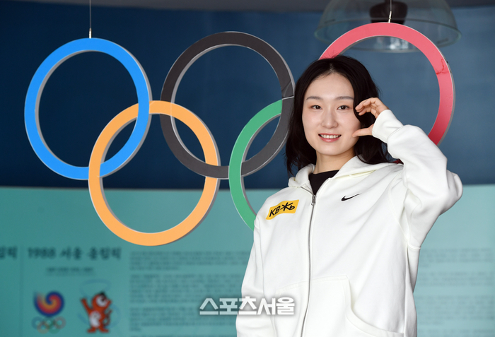 쇼트트랙 국가대표 최민정. 천국가대표선수촌 웰컴센터. 진천 | 박진업 기자 upandup@sportsseoul.com