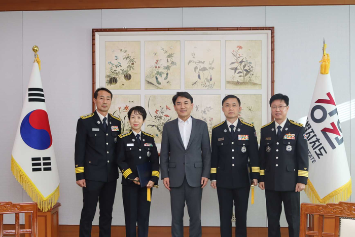 [강원소방]소방정․령 전입 및 승진자 임명장 수여