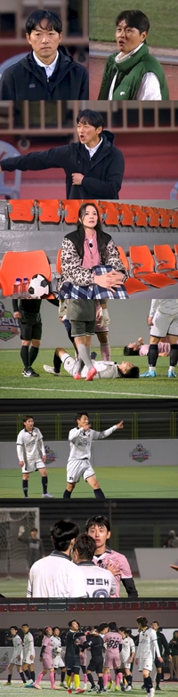 김남일, 이동국 상대로 ‘빠따 모드’…분노 터졌다 (뭉쳐야 찬다4)