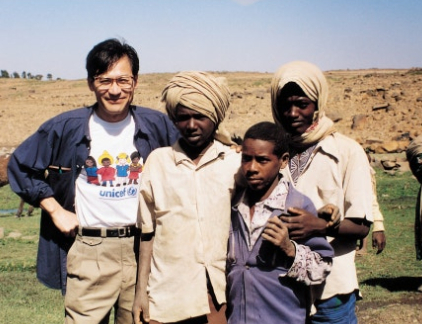 故안성기 유니세프 친선대사. 사진 | 유니세프 한국위원회 블로그