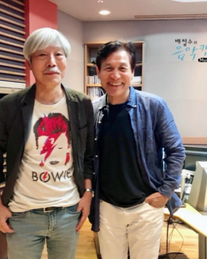 배철수, 故 안성기. 사진| 배철수 SNS