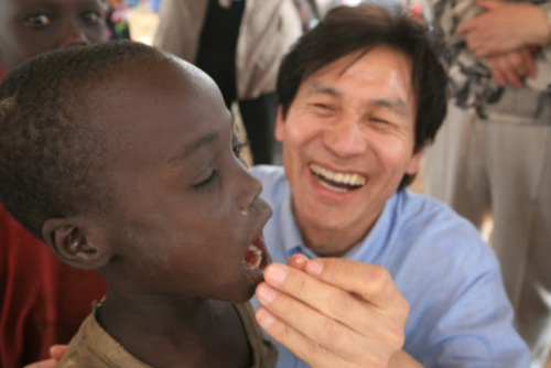 故안성기 유니세프 친선대사. 사진 | 유니세프 한국위원회 블로그