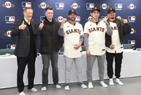 [포토]이정후와 SF 자이언츠, 다 함께 파이팅!