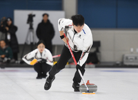 [포토] 컬링 믹스더블 김선영-정영석 ‘실전 같은 훈련’