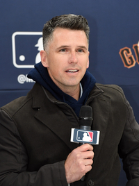 [포토]인사말 하는 샌프란시스코 자잉언츠 버스터 포지 사장