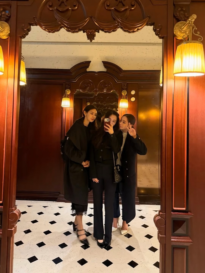 이주영과 배우 이민정, 방송인 안현모. 사진 | 이주영 SNS