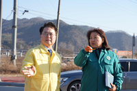 육동한 춘천시장, 팔미2교차로 현장 점검