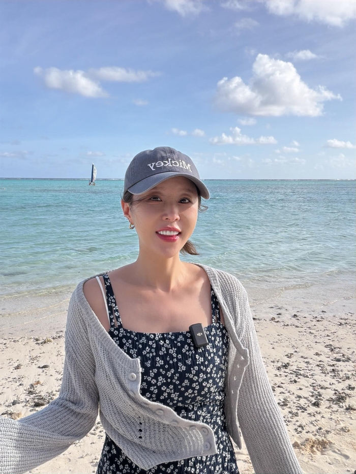 코요태 신지, 사이판서 뽐낸 예비 신부의 눈부신 미모