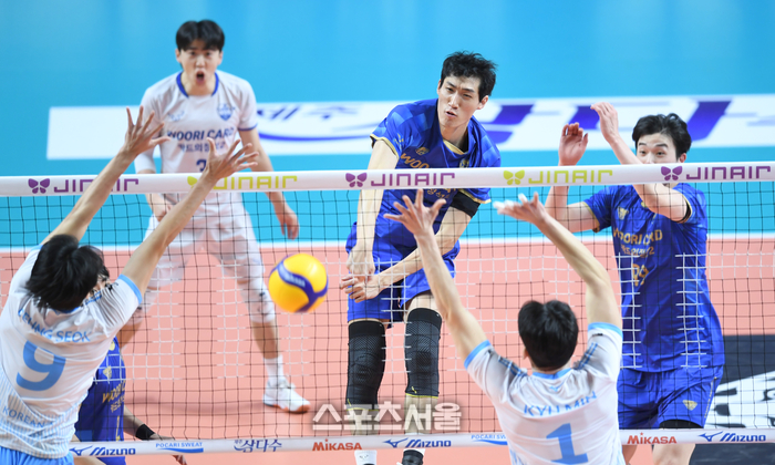 [포토] 박진우 ‘속공 성공’